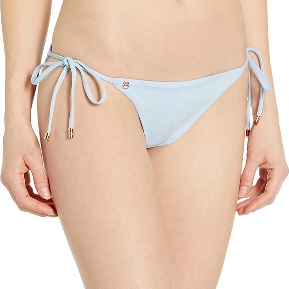 Maaji Sunny Tie Side Reversible Signature Cut Bikini Bottom Small blue - Picture 3 of 7